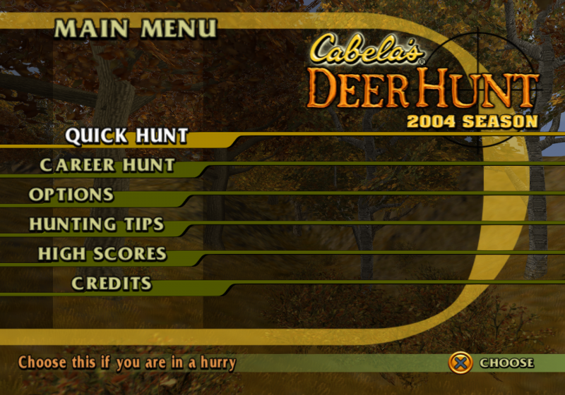 File:Cabelas Deer Hunt 2004 - menu.png