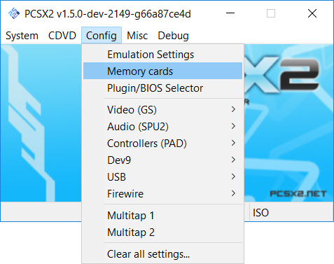 how to make memorey card work on pcsx2 emulator