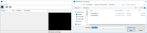 MyMC Open memcard dialog