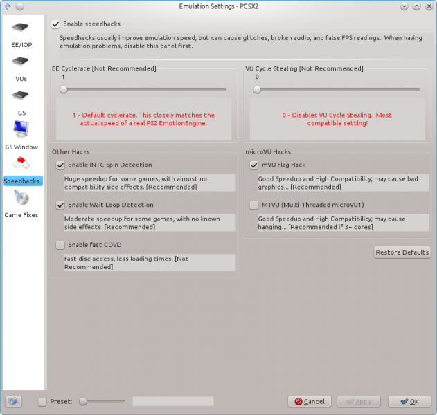 File:Emulation Settings - Speedhacks - Linux.png