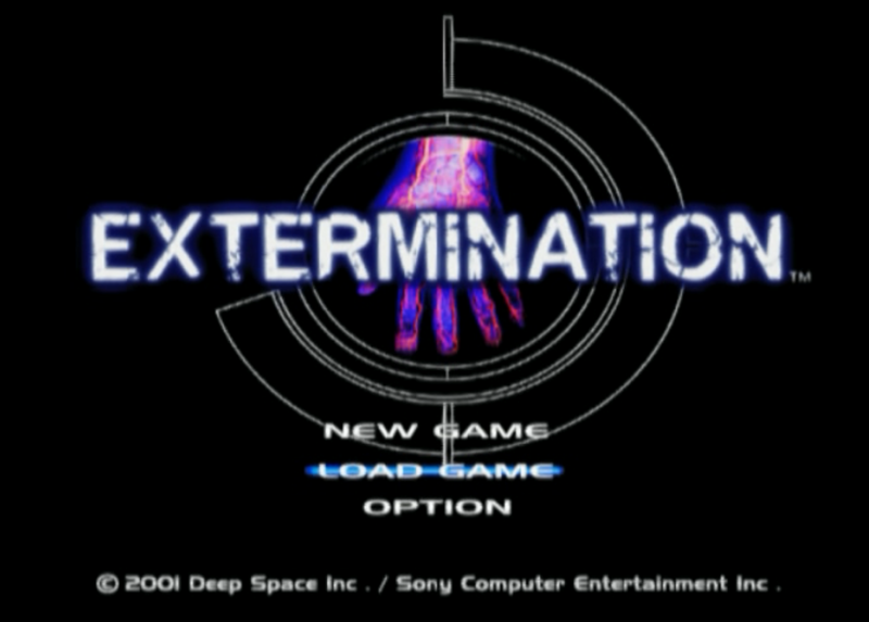File:Extermination Start Screen PAL.png