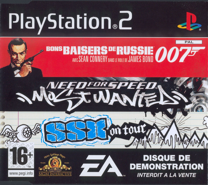 File:From Russia With Love & Need for Speed Most Wanted & SSX On Tour.jpg
