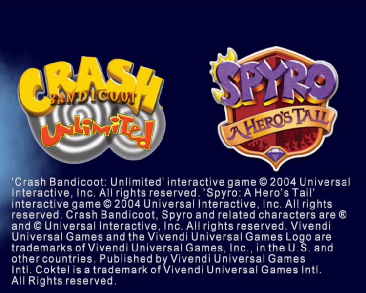 File:Crash & Spyro demo - title.png