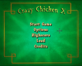Thumbnail for File:Crazy Chicken X - menu.png