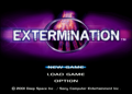 Extermination Title Screen NTSC-US