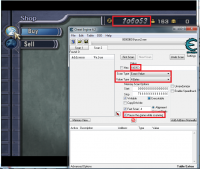 Finding the initial value, notable parts of the program highlighted.