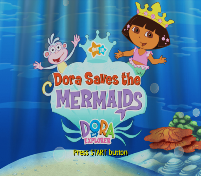 File:Dora Saves the Mermaids - title.png